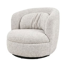 Detail van de stofstructuur van de Britt Beige fauteuil