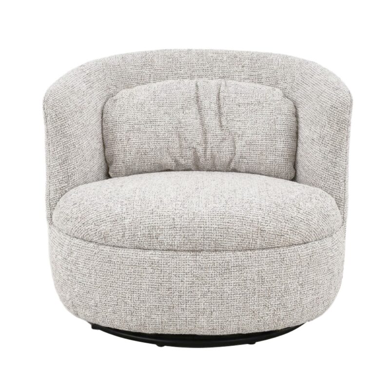Textuur van de stof van de Britt Beige fauteuil