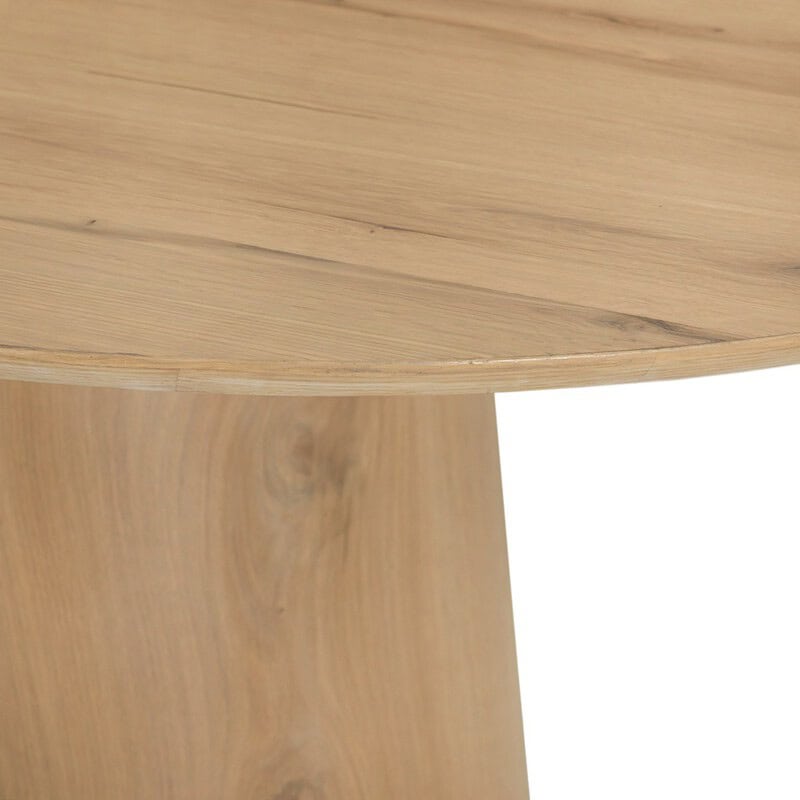 Afgeronde hoek van de Novero 280cm tafel