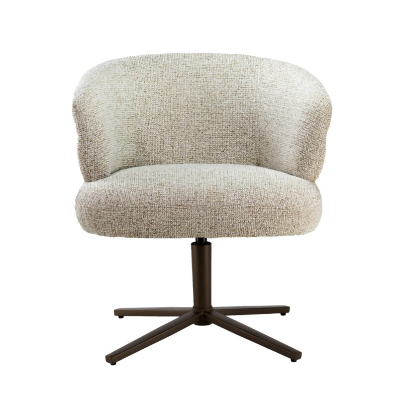 Textuur van de stofbekleding van de Blake eetkamerstoel