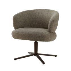 Detail van het zitkussen met pocket springs van de Blake Desert eetkamerstoel