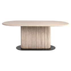 Textuur beige blad Eettafel La Cantera