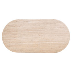 Eettafel La Cantera beige vanaf boven