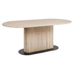 Detail beige onderstel Eettafel La Cantera