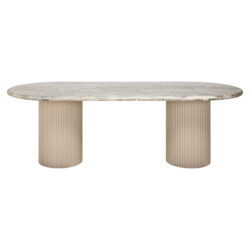 Eettafel Coronel Blush beige 240 in interieur, eetkamer