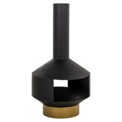 Detail Quinn black, textuur en materiaal