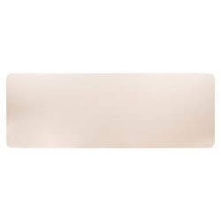 Zachte beige houten tafel met strakke, moderne uitstraling, perfect voor woonkamer of kantoor, gemaakt door Mokana Meubelen voor stijlvolle en duurzame interieurdecoratie.