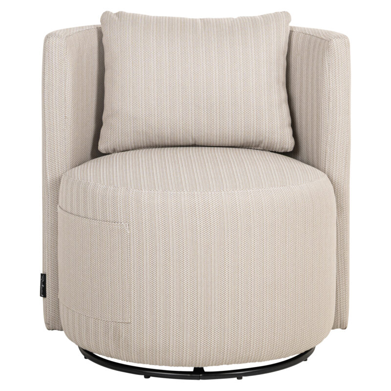 Outdoor eetkamerstoel Marlin beige swivel
