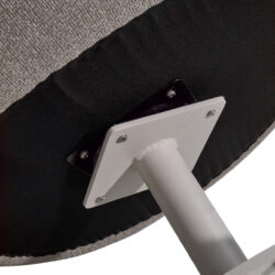 Zelf te monteren outdoor eetkamerstoel Mason grijs alpine