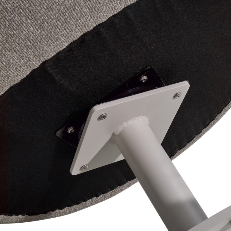 Zelf te monteren outdoor eetkamerstoel Mason grijs alpine