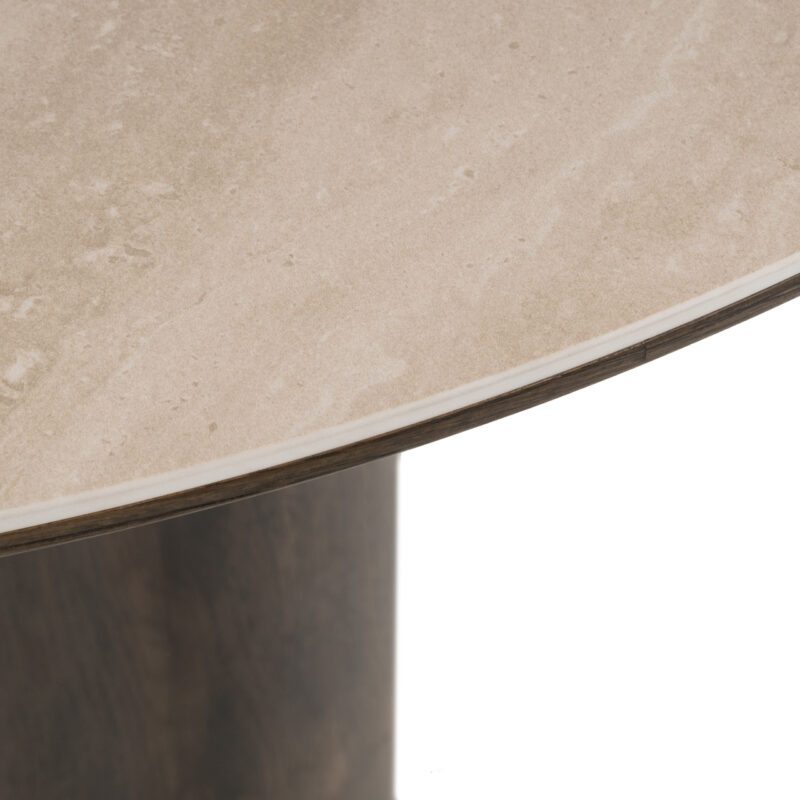 Eettafel Ritz brown 120Ø