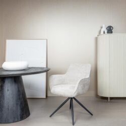 Fondo Armstoel - fabric Mona 110 Sand (draaibaar)