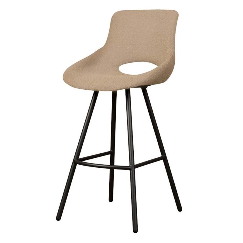 Campo Barstoel - fabric Teddy MJ83 Light brown