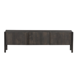 Textuur van de Amalfi TV-meubel basalt 180 cm, landelijk modern, bruin