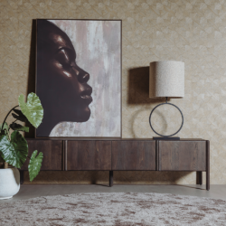 Amalfi TV-meubel basalt 220 cm