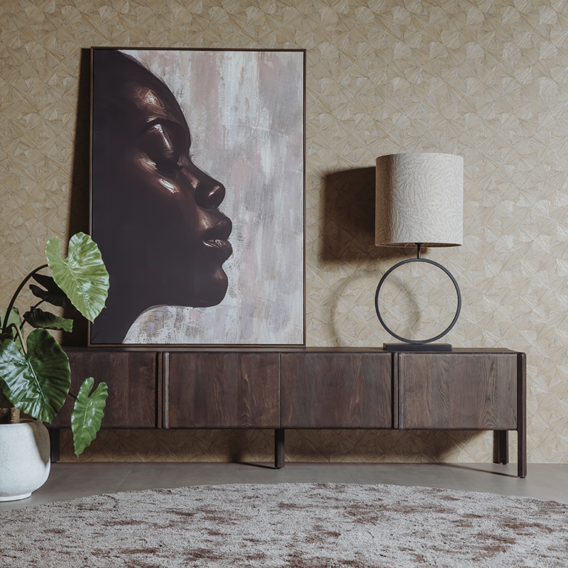 Amalfi TV-meubel basalt 220 cm