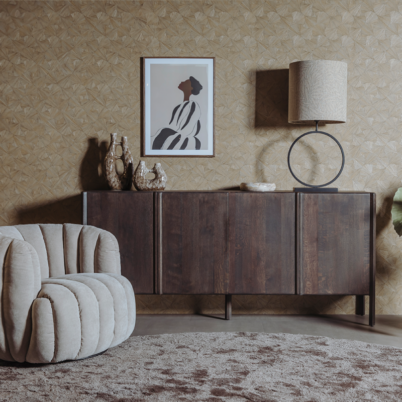 Amalfi Dressoir basalt 200 cm