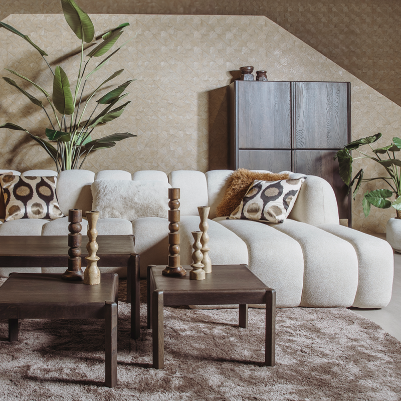 Amalfi Salontafel- en Bijzettafelset basalt vanaf 50 cm