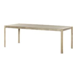 Amalfi Eetkamertafel white wash 200 cm