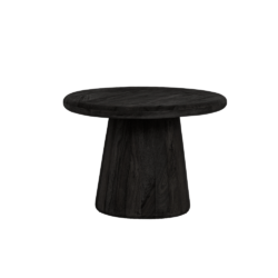 Asti Bijzettafel rond zwart 60 cm