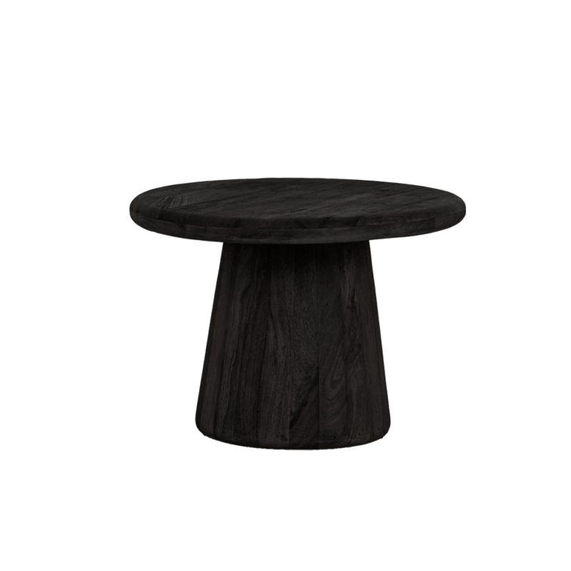 Asti Bijzettafel rond zwart 60 cm