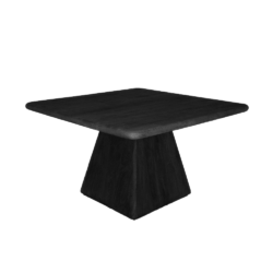 Asti Eetkamertafel vierkant zwart 130 cm