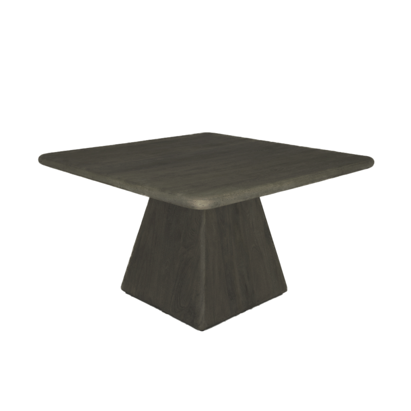 Asti Eetkamertafel vierkant olijfbruin 130 cm