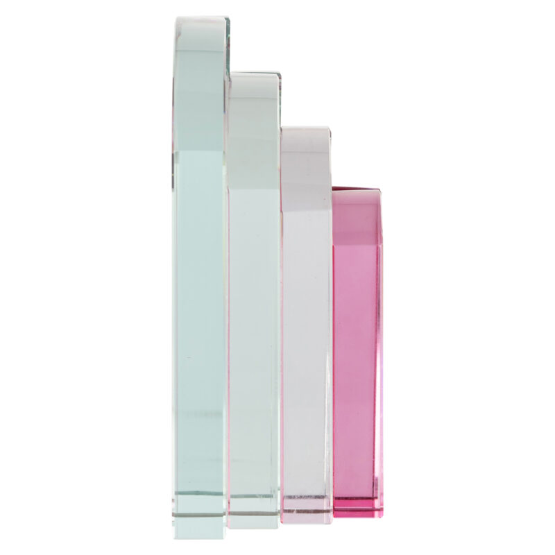 Boekenstandaard Alissia in interieur, op boekenplank