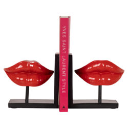 Textuur van boekenstandaard Xia, zwart, handgemaakt