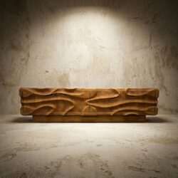 TV Dressoir Nyawa | Teakhout | 240cm