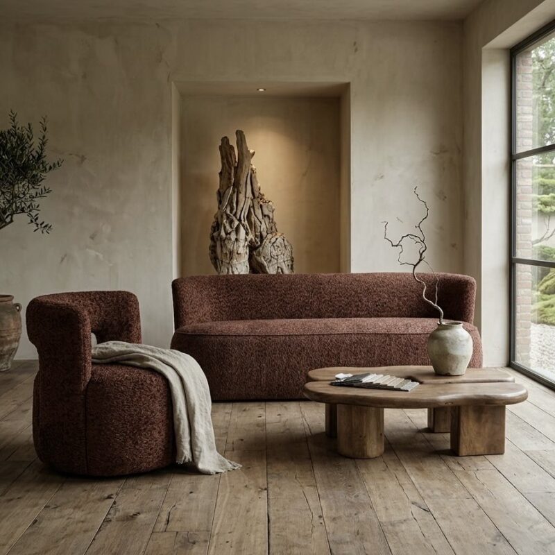 Eetkamerbank Kelly en draaifauteuil Kelly luxe