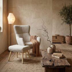 Fauteuil Flip met hocker