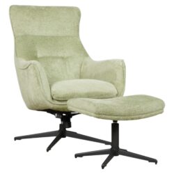 Fauteuil Flynn met hocker