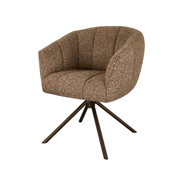 Stoel Cloud van Haveco in Cozy stof Taupe