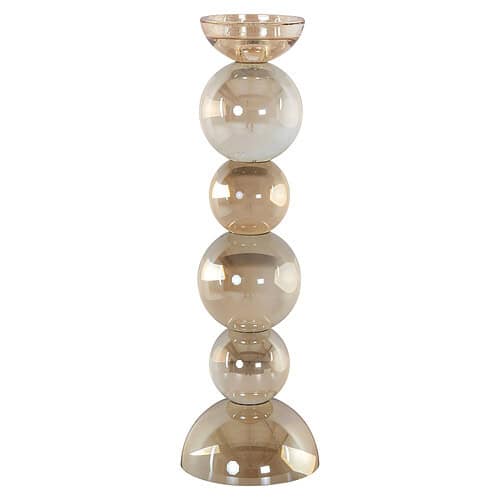 Zachte beige en witte glazen vazen in een artistiek gestapeld ontwerp, perfect voor moderne interieurdecoratie en stijlvolle bloemarrangementen.