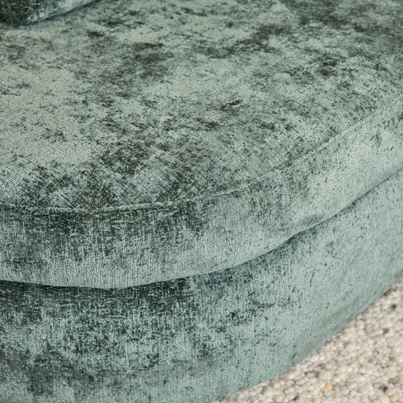 Groene stof van de MySofa Alma bank