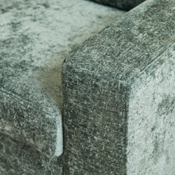 MySofa Alma bank met luxe stof en afgeronde hoeken