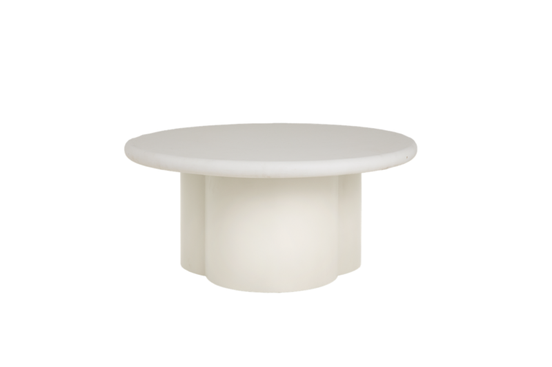 Melzo Salontafel rond wit 90 cm