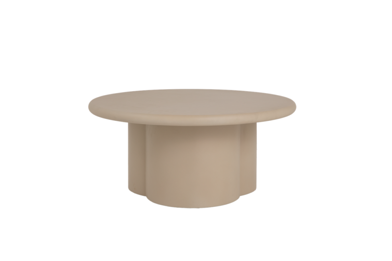 Melzo Salontafel rond beige 90 cm