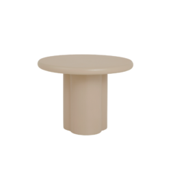 Melzo Bijzettafel rond beige 60 cm