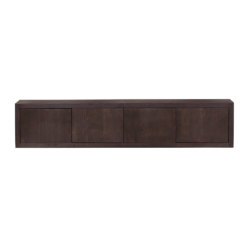 Textuur van de Mincio TV-meubel hangend, oak veneer espresso