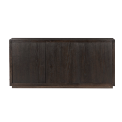 Mincio dressoir in een interieur, bruin eikenhout