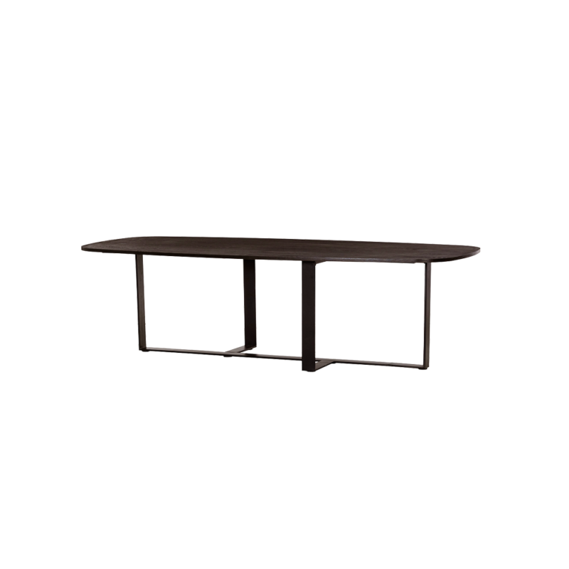 Detail Mincio salontafel 130 cm, landelijk modern, bruin, oak veneer