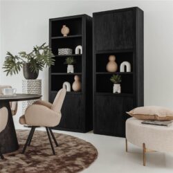 Perspectief van de Tenna opbergkast 80 cm, landelijk modern design