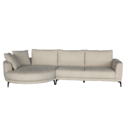 Prescot 2 5-AR + Chaise L - Sahara 120 sand, perspectief vanaf boven