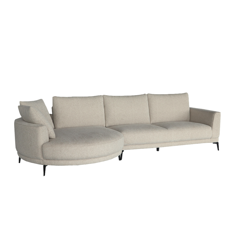 Prescot 2 5-AR + Chaise L - Sahara 120 sand