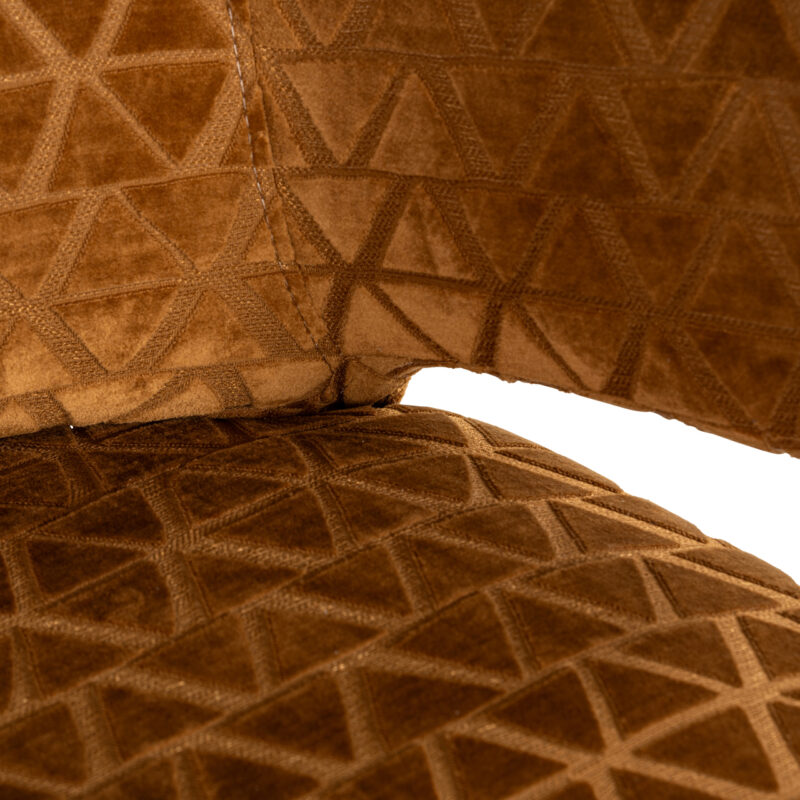 Counterstoel Indigo old gold triangle