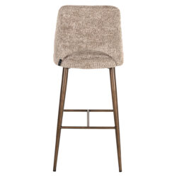 Achterkant van de Barstoel Delphine lovely nature fire retardant, met de brandvertragende behandeling