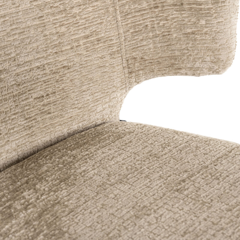 Barstoel Taylor desert fusion fire retardant vanuit onder, complete zitmeubel