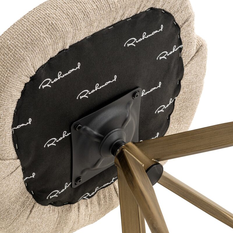 Eetkamerstoel Zendaya biscotti swivel fire retardant